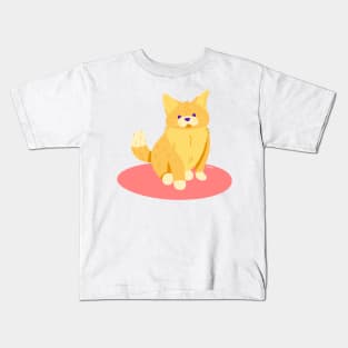 doodle cat Kids T-Shirt